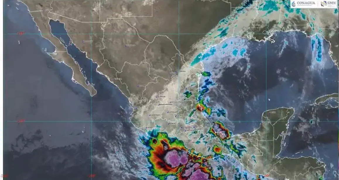 Tormenta tropical Boris pone en alerta a México por lluvias torrenciales, inundaciones y oleaje de hasta cinco metros