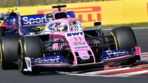 Checo Pérez hiló su octava carrera sin sumar en 2019 en GP de Hungría