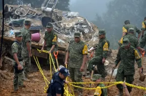 Hay 2 muertos y 68 desaparecidos en La Pintada: SG
