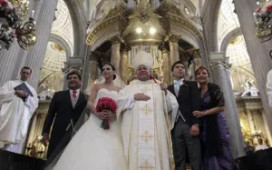 Mario Marín Jr. se casó en la Catedral de Puebla