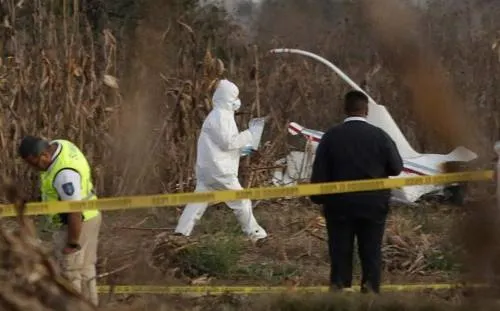 Revelan última comunicación con helicóptero que cayó en Puebla