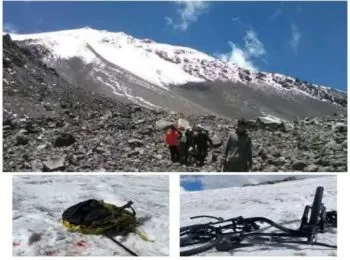Muere alpinista en el Pico de Orizaba mientras descendía en bicicleta