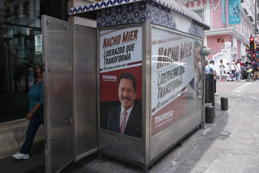 Sancionarán a empresa que colocó propaganda de Ignacio Mier en la ciudad