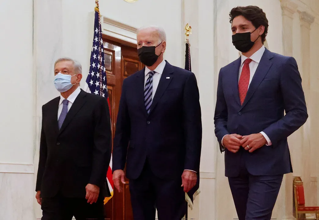AMLO, Biden, Trudeau