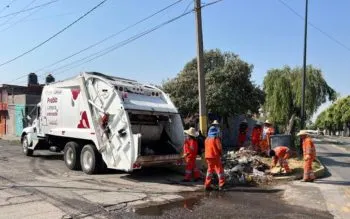 Recolección de basura en Puebla capital se realizará con normalidad este lunes, Día del Empleado Municipal