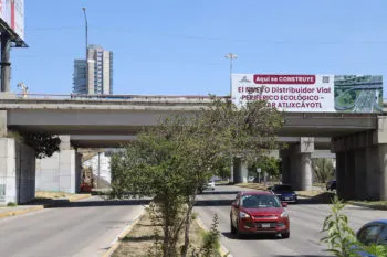 Anuncian cierre de la lateral de la Vía Atlixcáyotl, a partir del lunes 18 de marzo