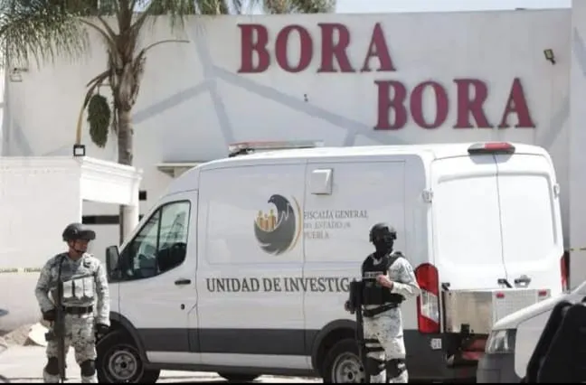FGE realiza operativo en bar Bora Bora, en Tlaxcala, relacionado con desaparición de personas