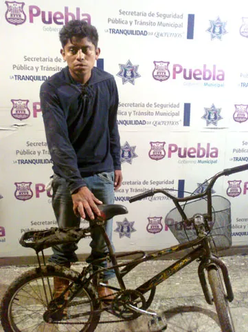 Probable ladrón asegurado por elementos del Sector 3 de la SSPTM