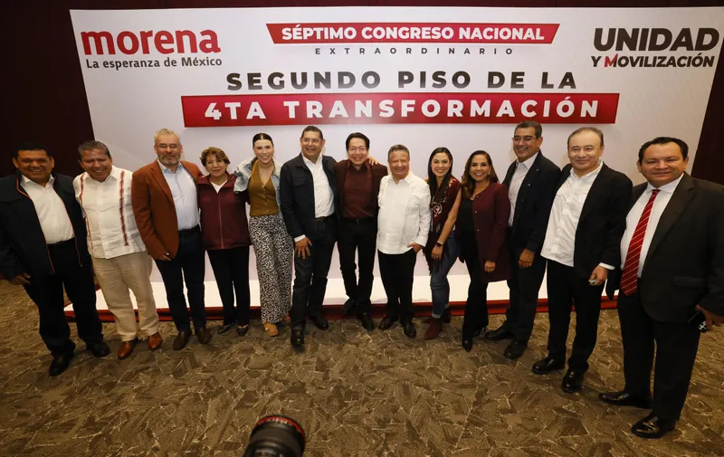 Puebla en unidad, presente en el VII Congreso Nacional Extraordinario de Morena