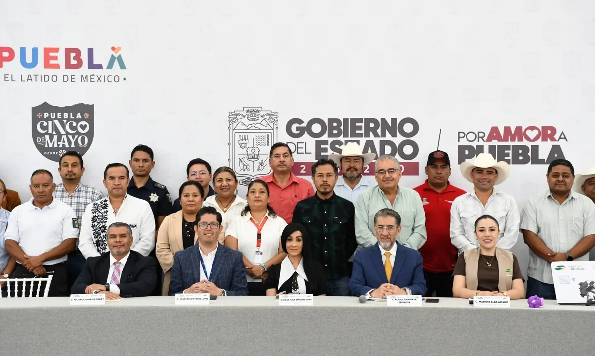 CDH Puebla coordinación con más de 60 municipios