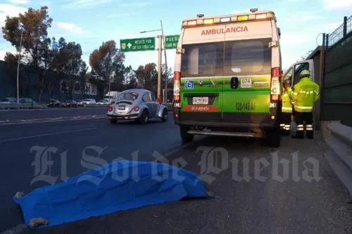 Muere hombre atropellado en la autopista México-Puebla