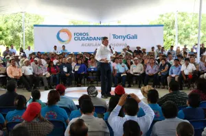 Gran participación en foros ciudadanos de Tony Gali en la Mixteca