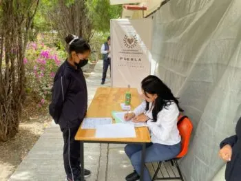 Realiza Voluntariado del Congreso de Puebla Jornadas de Salud Visual en la Mixteca