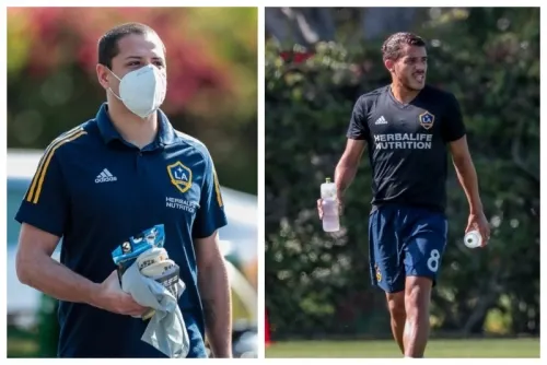 Los Angeles Galaxy de ‘Chicharito’ y Jonathan Dos Santos vuelven a los entrenamientos