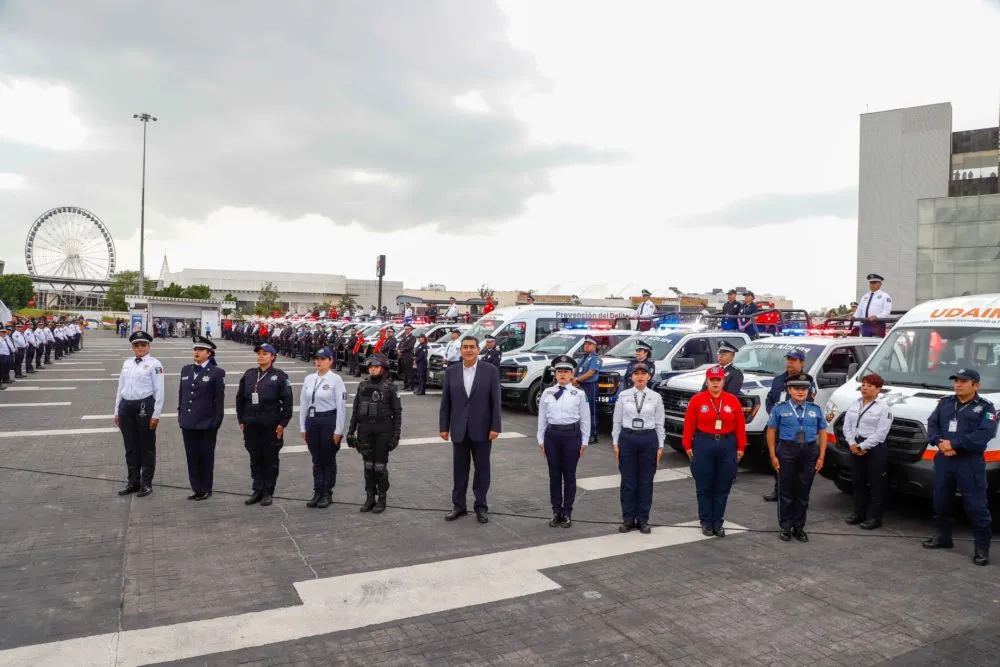 Sergio Salomón Céspedes fortalece Seguridad Pública de Puebla