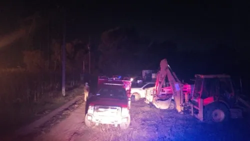 Arde toma clandestina entre Huejotzingo y Nativitas