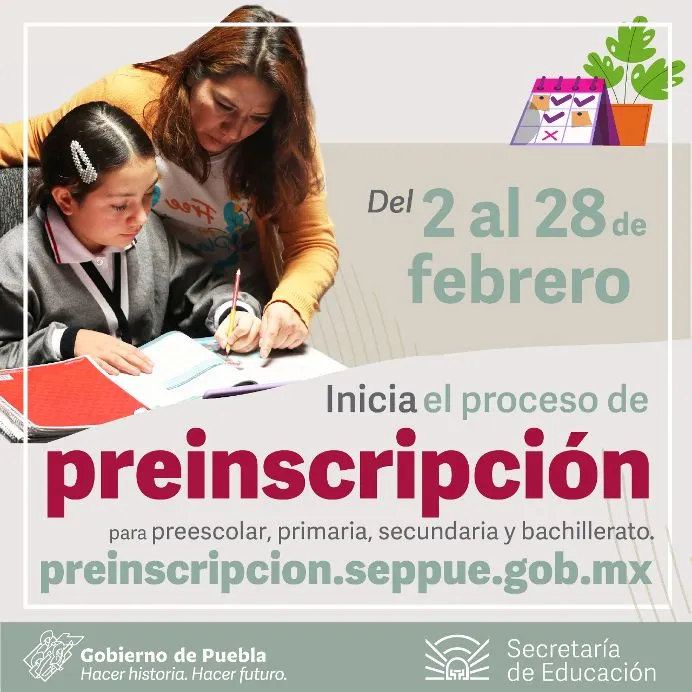 El 2 de febrero inician preinscripciones para alumnos de educación obligatoria: SEP