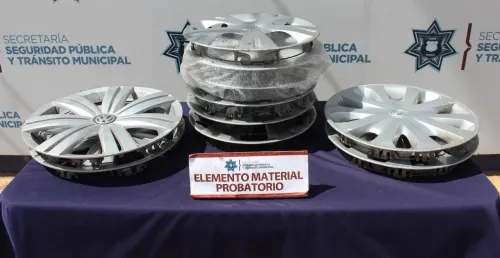 Recuperó SSC de Puebla una decena de autopartes presuntamente robadas