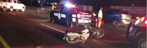 Muere mujer tras derrapar motocicleta en la autopista México-Puebla
