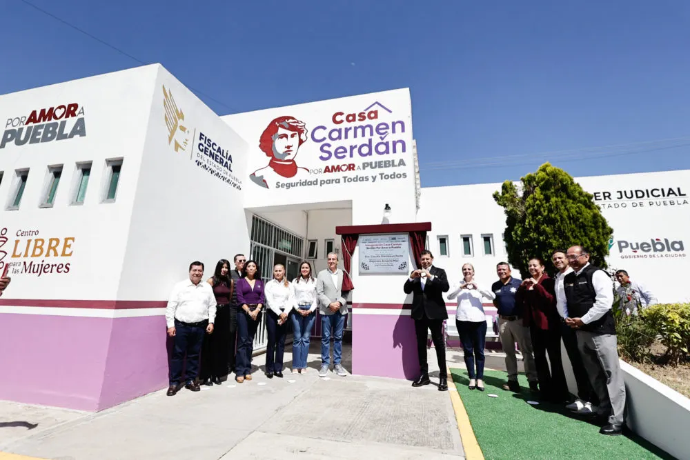Alejandro Armenta destaca que las 25 Casas Carmen Serdán han contribuido a reducir 80% los feminicidios en Puebla