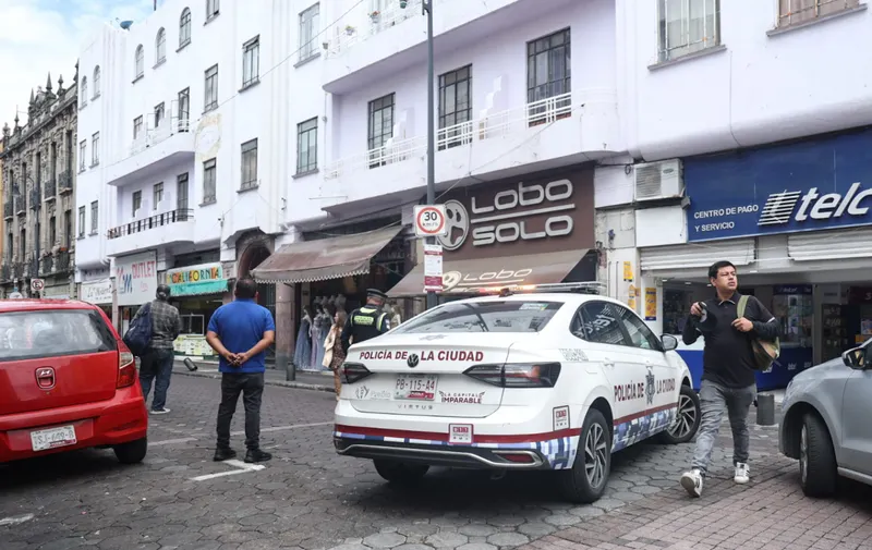 Manifestación de la 28 de Octubre provoca bloqueos en el Centro Histórico de Puebla; piden diálogo con Armenta