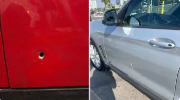 Balas perdidas en Vía Atlixcáyotl: reportan daños a vehículos y exigen seguridad en Puebla