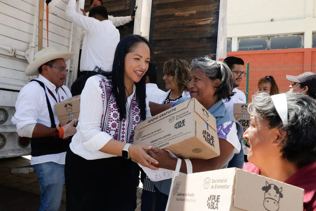 Bienestar Puebla Entrega De Apyos Alimentarios