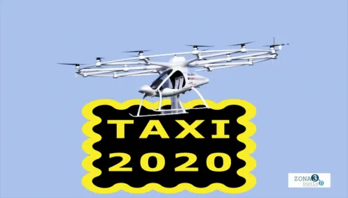 Taxis drones a la vuelta de la esquina