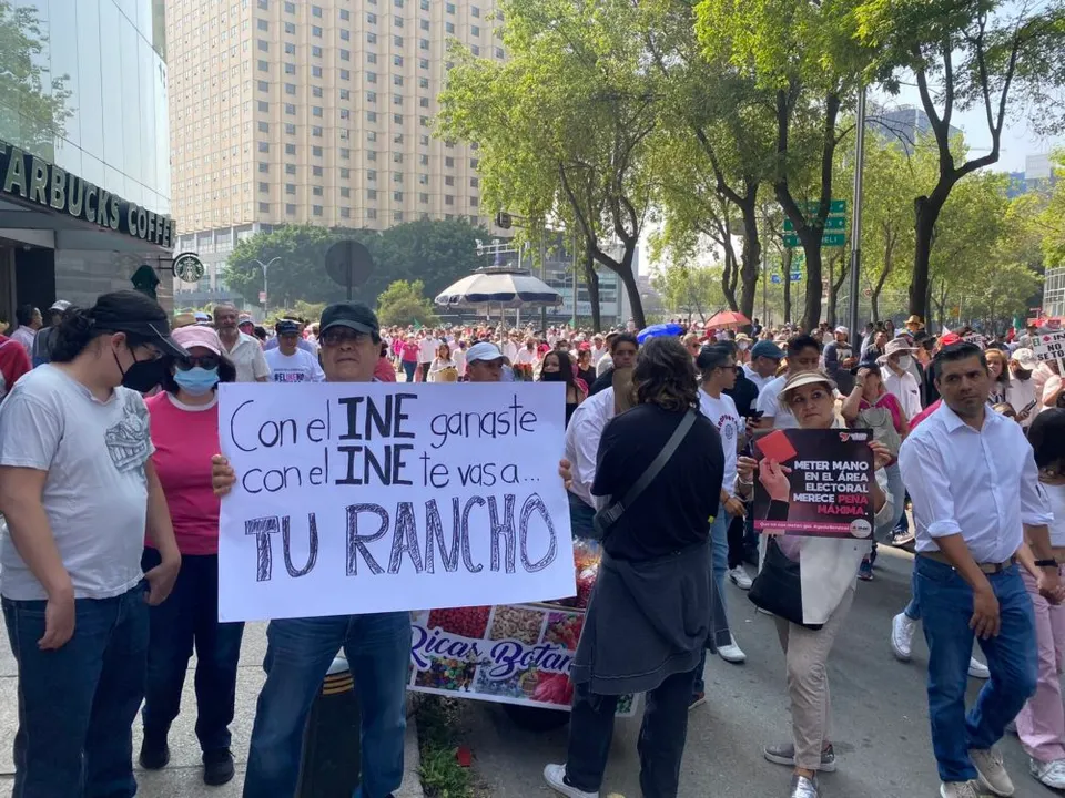 Marcha INE CDMX