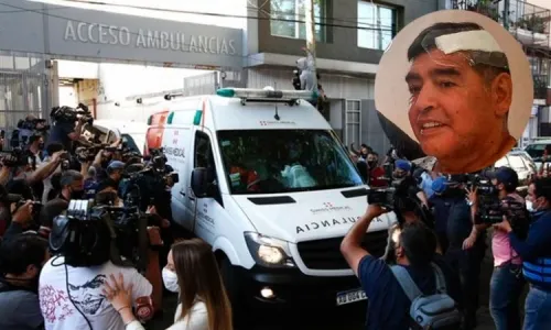 Diego Armando Maradona abandona el hospital tras cirugía en la cabeza