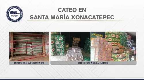 En cateo Fiscalía recuperó más de mil cajas de cerveza