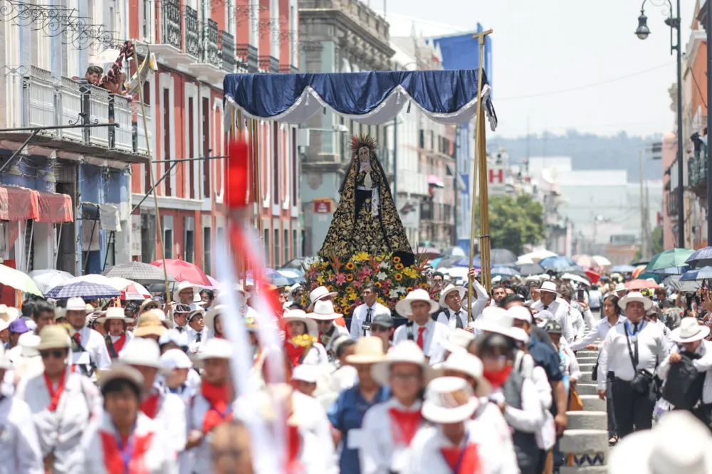 La fe toma las calles de Puebla: todo listo para la Procesión de Viernes Santo