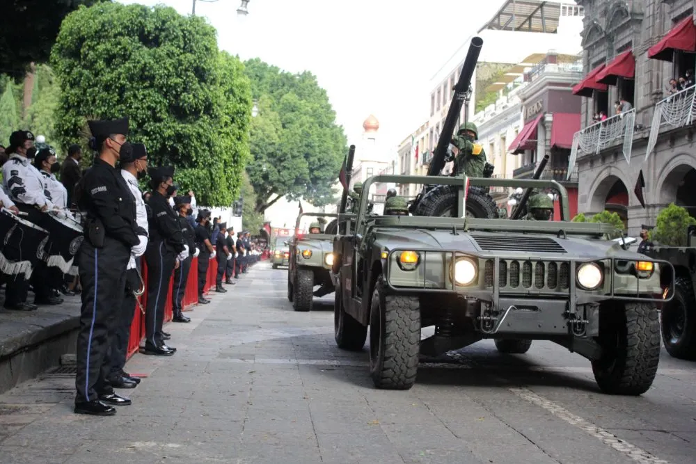 El desfile del 16 de Septiembre en Puebla será militar, sin participación de escolares: MBH