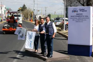 Tony Gali trabaja por mejores vialidades para los poblanos
