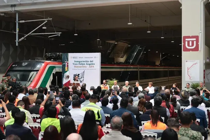 Claudia Sheinbaum inaugura Tren Buenavista–AIFA: nueva conexión ferroviaria para la movilidad en el Valle de México