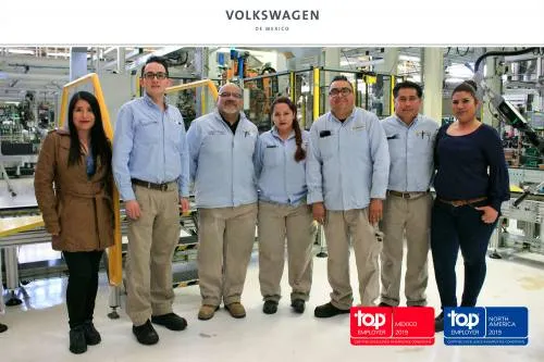 Volkswagen de México es certificada como “Top Employer México 2019”