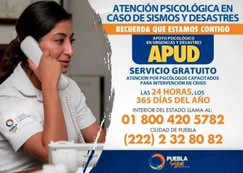 Gobierno de Tony Gali pone en marcha línea para atender crisis psicológicas por sismo