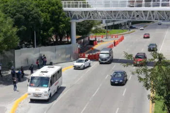 Cierres en Vía Atlixcáyotl por construcción de viaductos elevados: rutas alternas