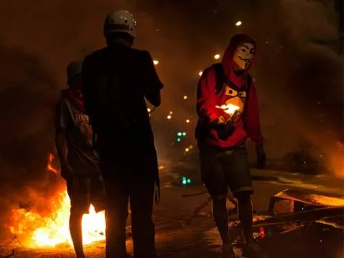 Suman 44 muertos por ola de violencia, en Venezuela
