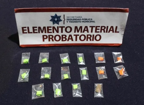 Detuvo SSPTM de Puebla a hombre por delitos contra la salud