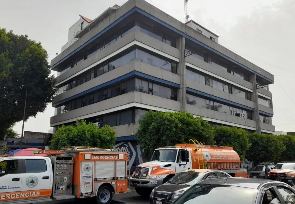 Protección Civil descarta fuga de combustible en la Secretaría de Movilidad e Infraestructura