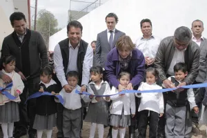 Entregan obras en San Francisco Acatepec, San Andrés Cholula