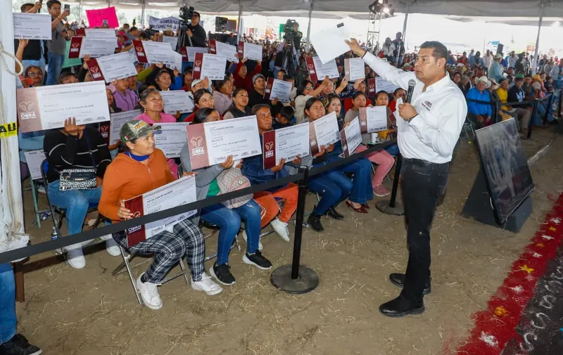 Con justicia social, gobierno estatal impulsa obras comunitarias en microrregión de Acatzingo