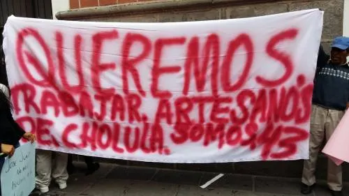 Céspedes Peregrina exhortó a Espinosa Torres a respetar derechos humanos de artesanos
