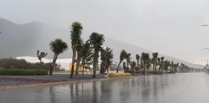 Llegan las lluvias a Monterrey en medio de la sequía
