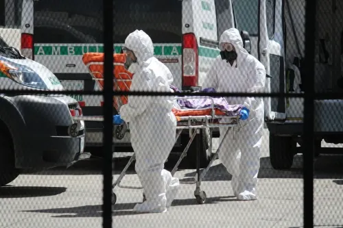 Curva de contagio del virus SARS-CoV-2 se mantiene en Puebla