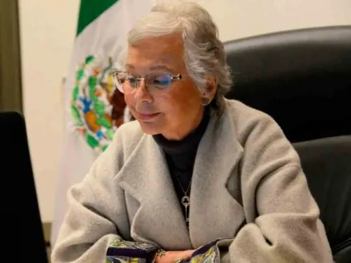 Destaca Sánchez Cordero transparencia del gobierno en tema de covid