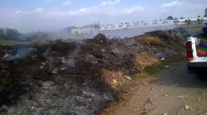 Combate San Pedro Cholula incendios en lotes baldíos