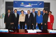 SEP y Microsoft firman convenio de colaboración para el acceso y uso de TIC