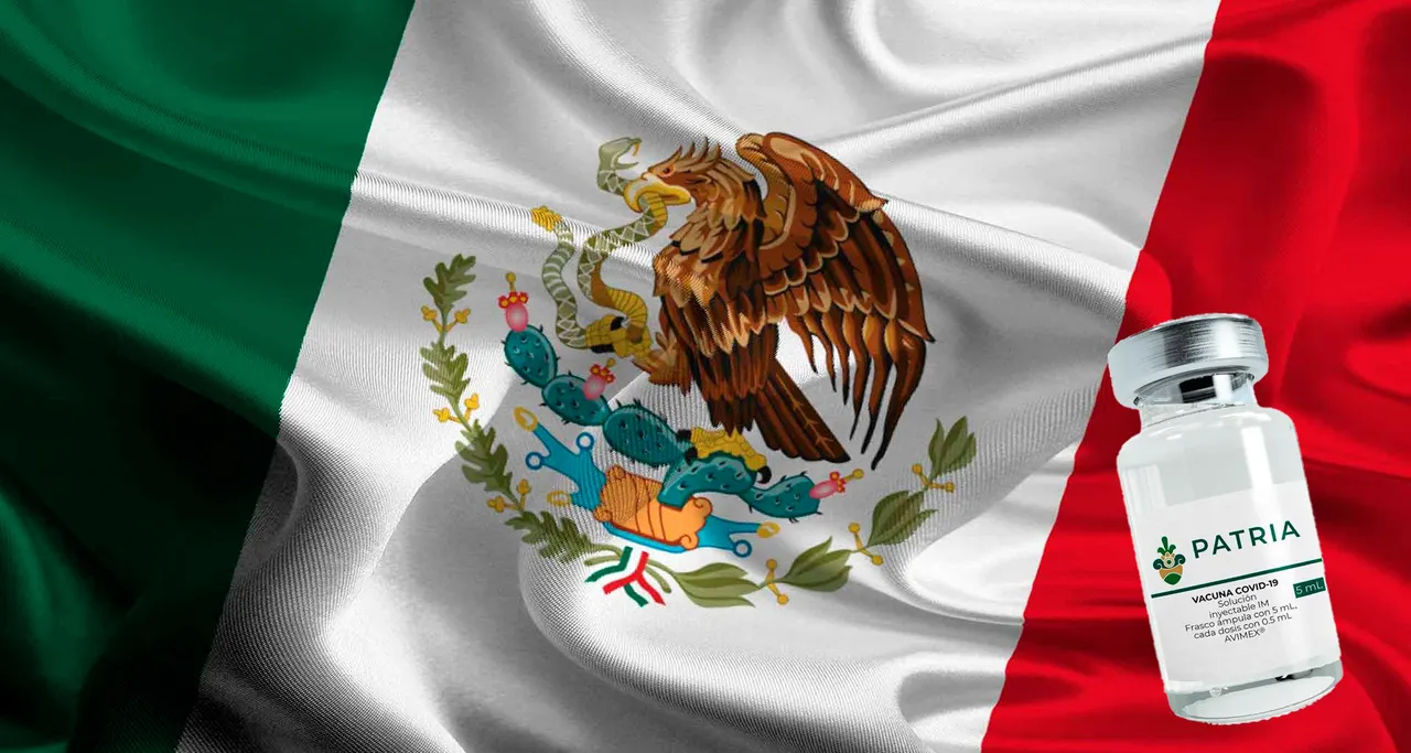 Bandera Mexico Vacuna Patria